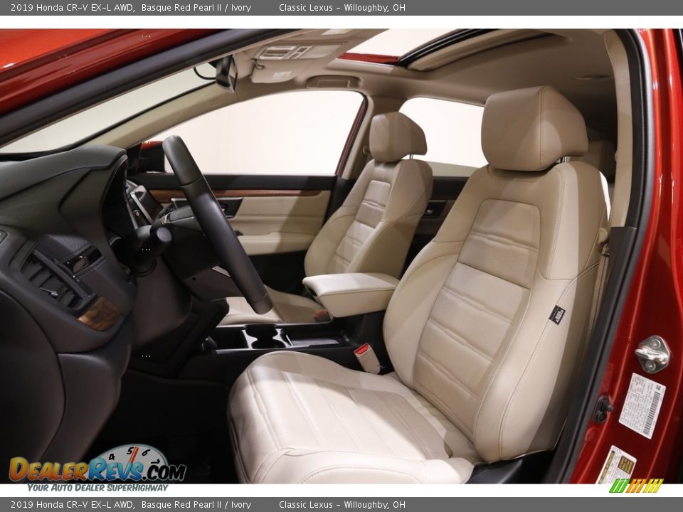 2019 Honda CR-V EX-L AWD Basque Red Pearl II / Ivory Photo #5