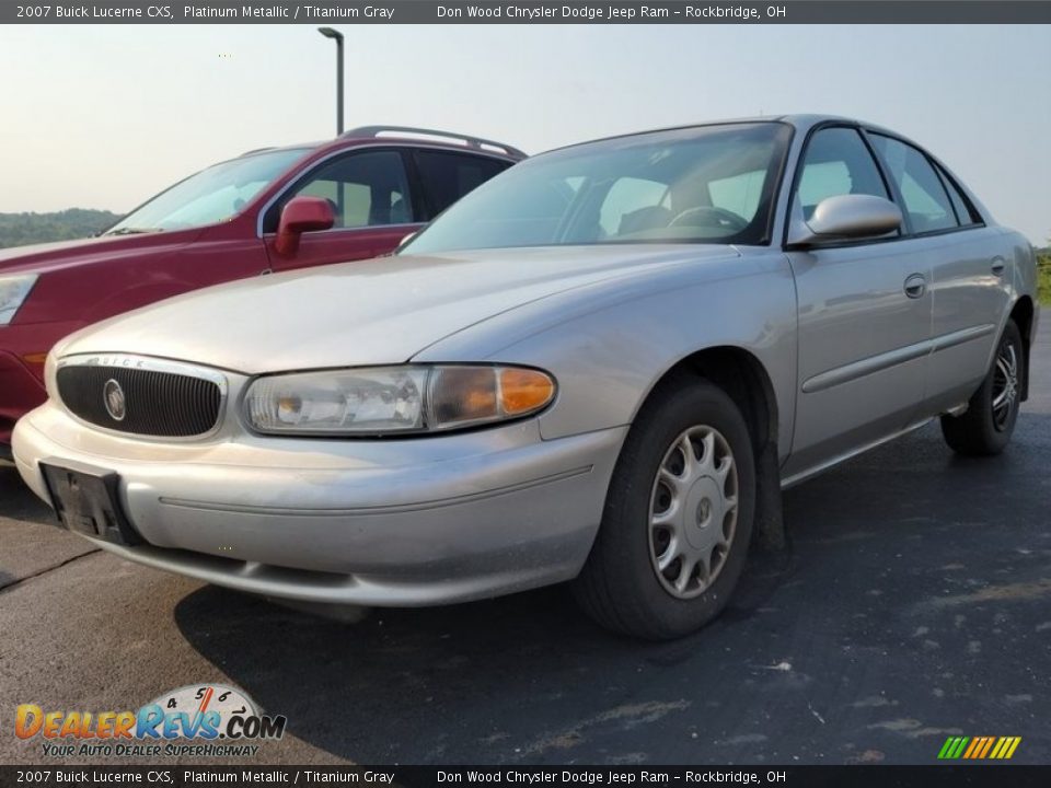 2007 Buick Lucerne CXS Platinum Metallic / Titanium Gray Photo #3