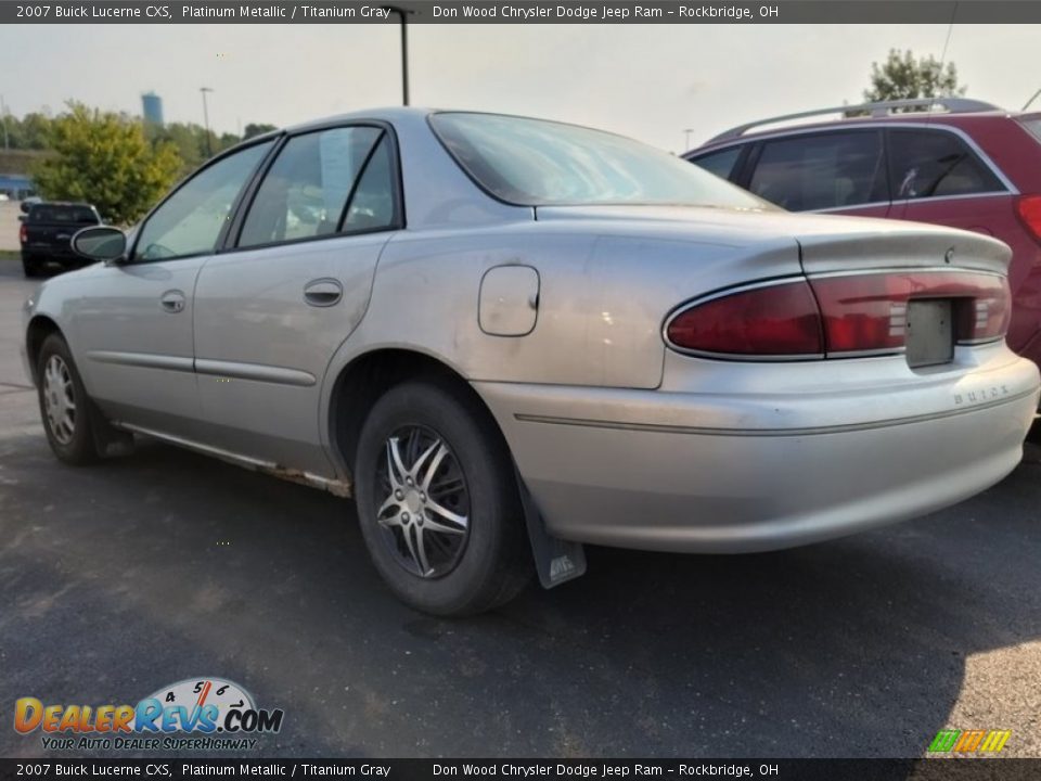 2007 Buick Lucerne CXS Platinum Metallic / Titanium Gray Photo #4