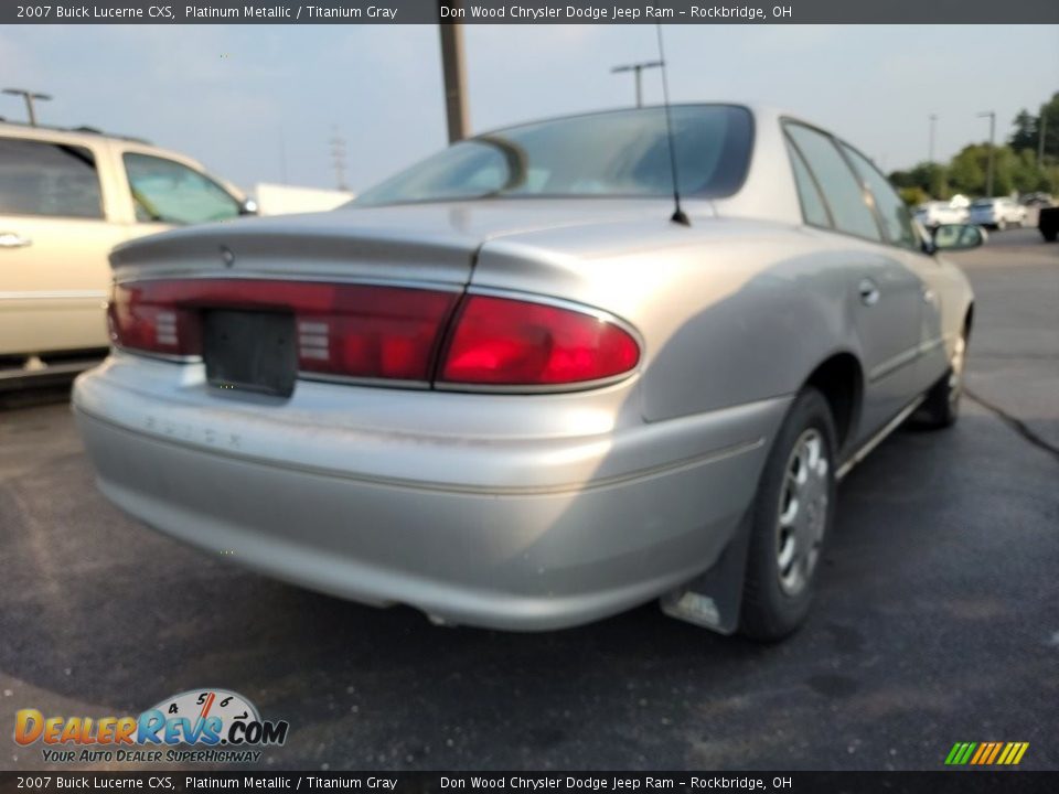 2007 Buick Lucerne CXS Platinum Metallic / Titanium Gray Photo #6