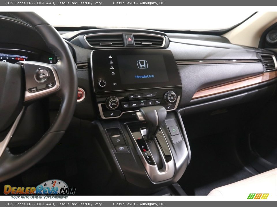 2019 Honda CR-V EX-L AWD Basque Red Pearl II / Ivory Photo #9
