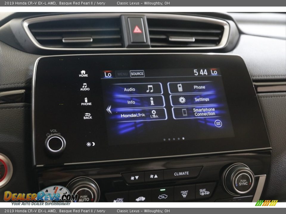 2019 Honda CR-V EX-L AWD Basque Red Pearl II / Ivory Photo #10