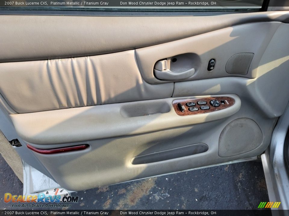 2007 Buick Lucerne CXS Platinum Metallic / Titanium Gray Photo #9