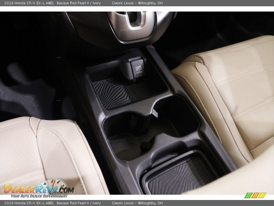 2019 Honda CR-V EX-L AWD Basque Red Pearl II / Ivory Photo #15