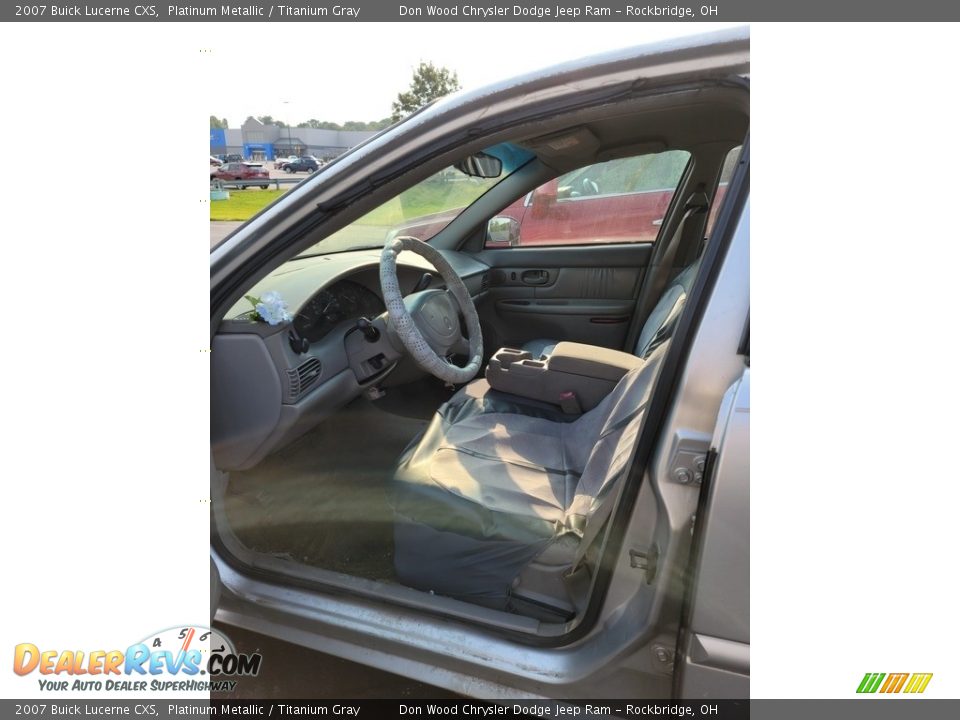 2007 Buick Lucerne CXS Platinum Metallic / Titanium Gray Photo #12