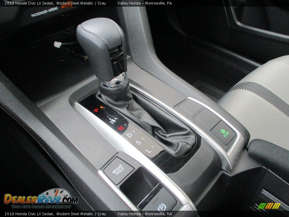 2019 Honda Civic LX Sedan Modern Steel Metallic / Gray Photo #16
