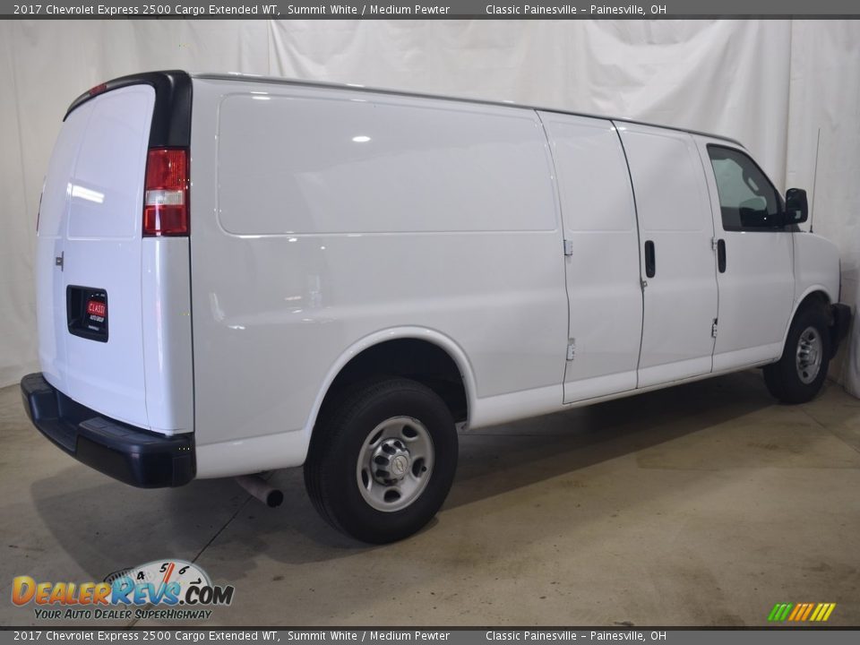 2017 Chevrolet Express 2500 Cargo Extended WT Summit White / Medium Pewter Photo #2