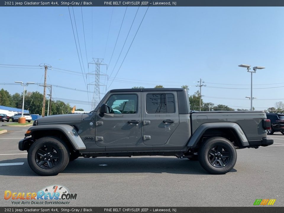 2021 Jeep Gladiator Sport 4x4 Sting-Gray / Black Photo #4