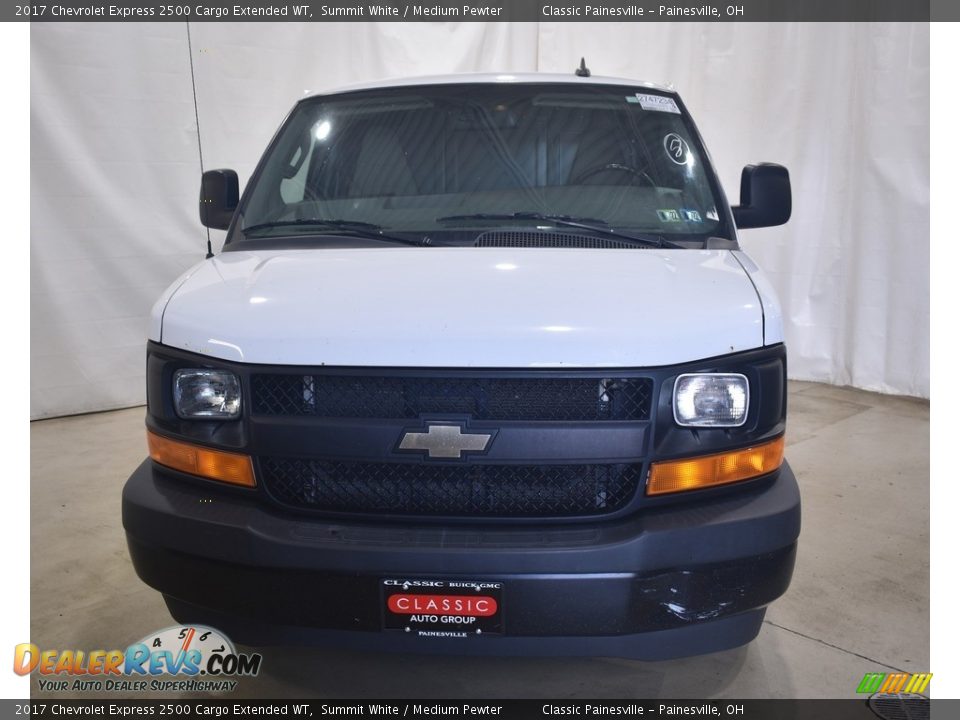 2017 Chevrolet Express 2500 Cargo Extended WT Summit White / Medium Pewter Photo #4