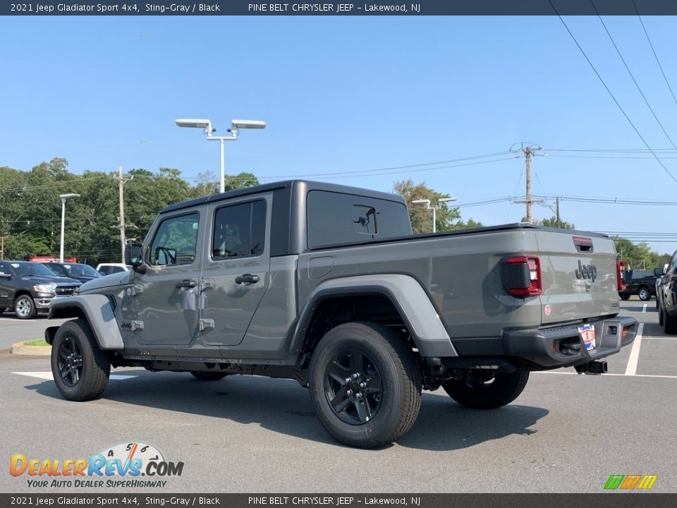 2021 Jeep Gladiator Sport 4x4 Sting-Gray / Black Photo #6