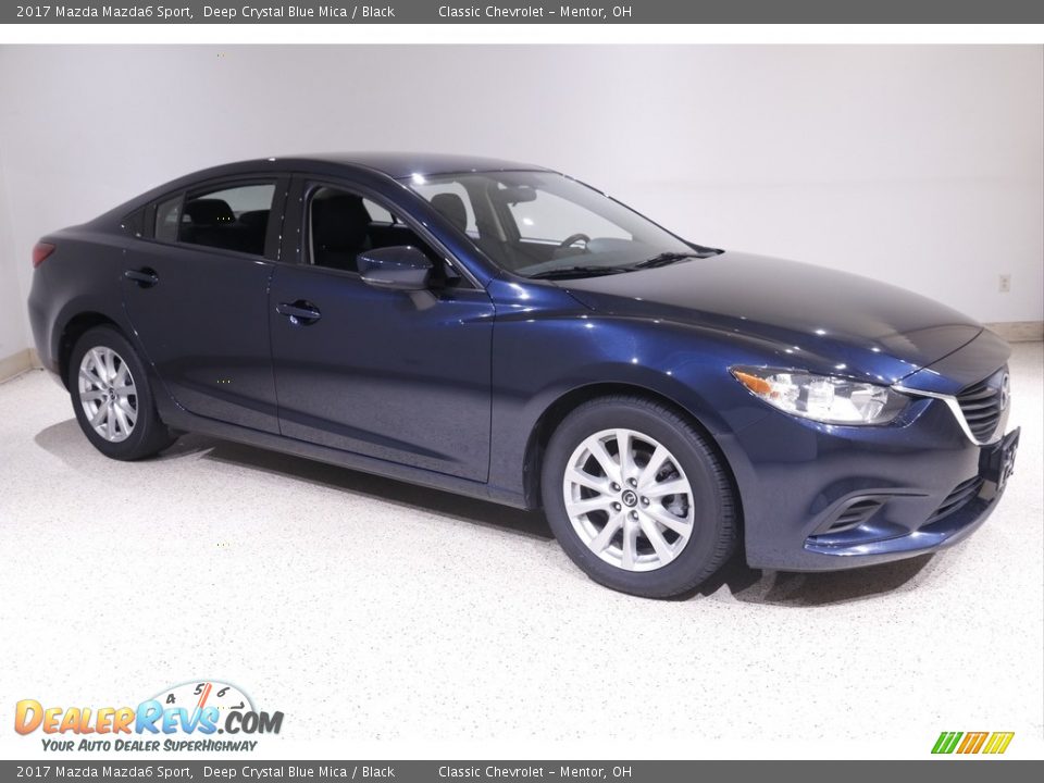 2017 Mazda Mazda6 Sport Deep Crystal Blue Mica / Black Photo #1