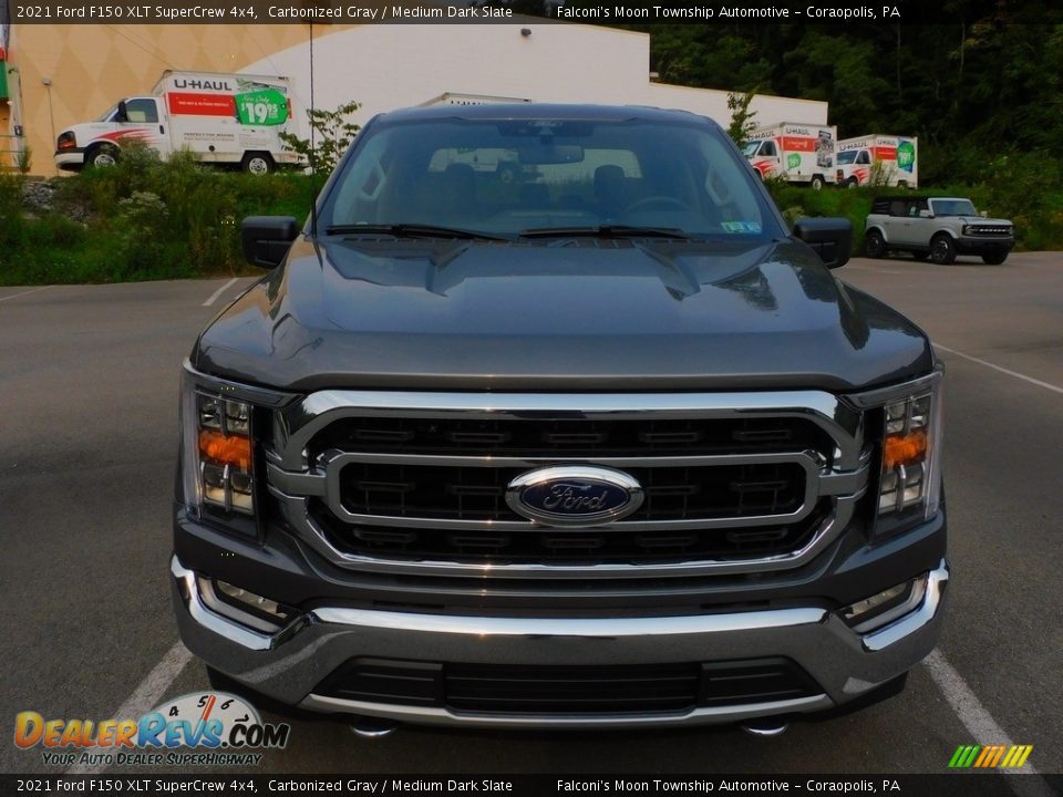 2021 Ford F150 XLT SuperCrew 4x4 Carbonized Gray / Medium Dark Slate Photo #8