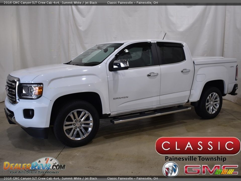 2016 GMC Canyon SLT Crew Cab 4x4 Summit White / Jet Black Photo #1