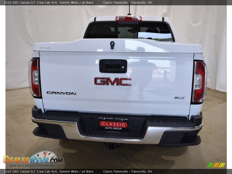 2016 GMC Canyon SLT Crew Cab 4x4 Summit White / Jet Black Photo #3