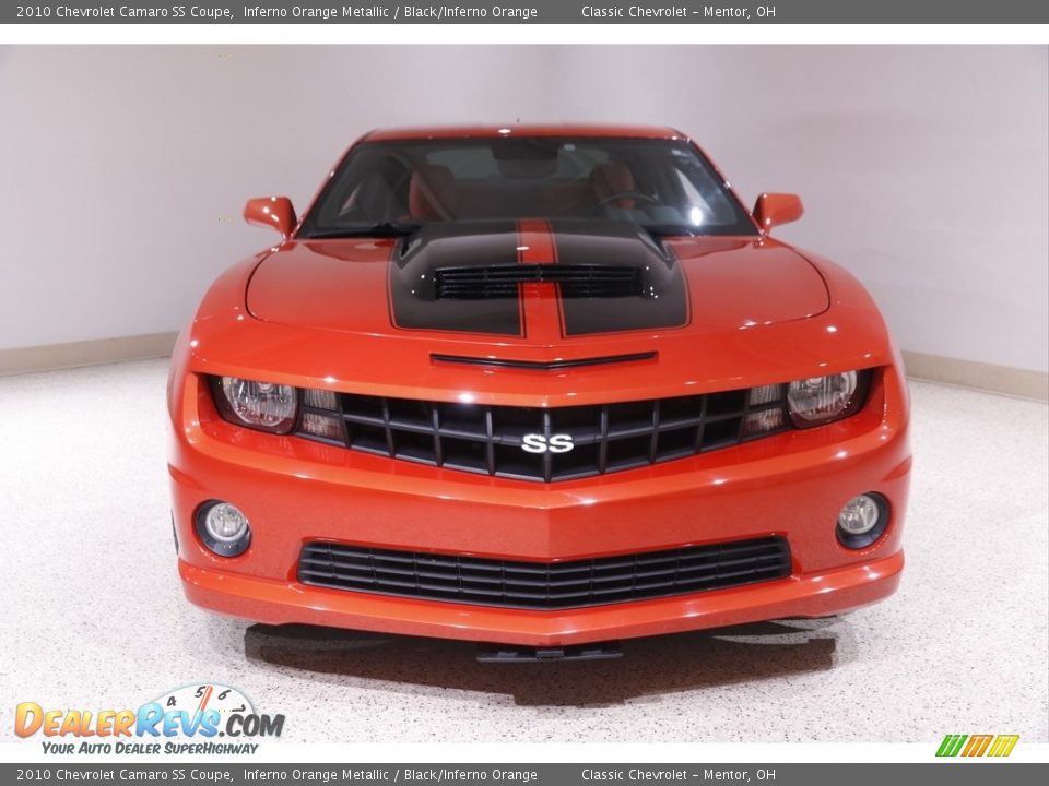 2010 Chevrolet Camaro SS Coupe Inferno Orange Metallic / Black/Inferno Orange Photo #2