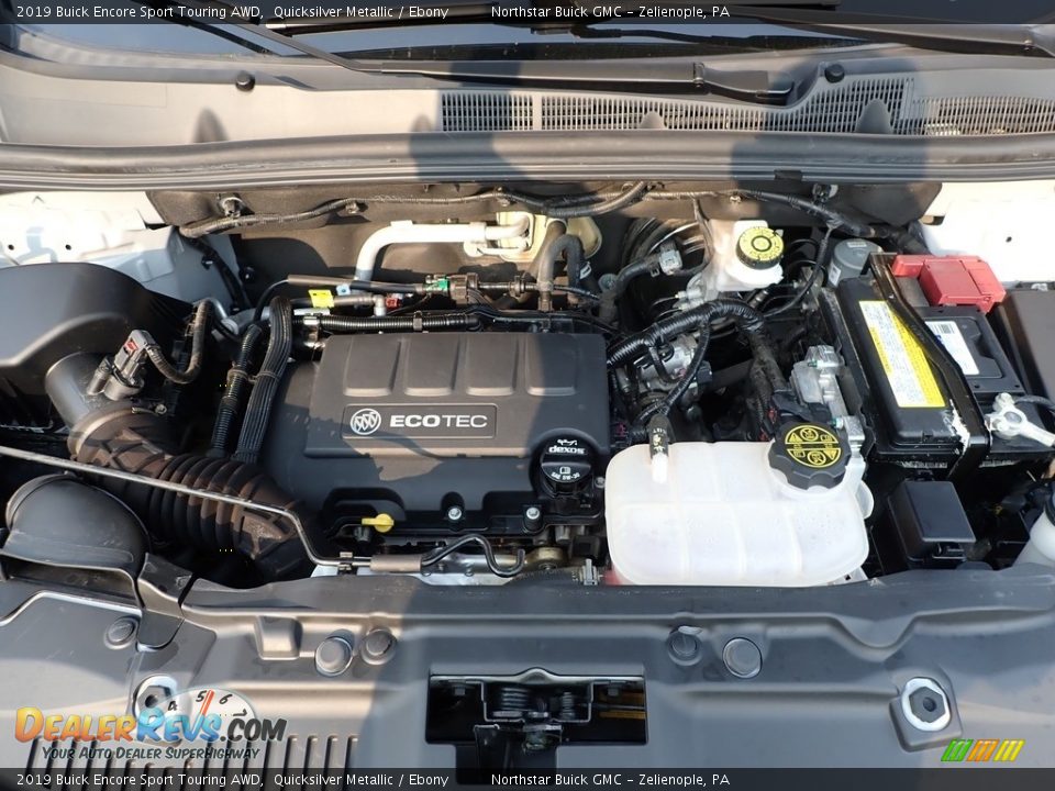 2019 Buick Encore Sport Touring AWD Quicksilver Metallic / Ebony Photo #2