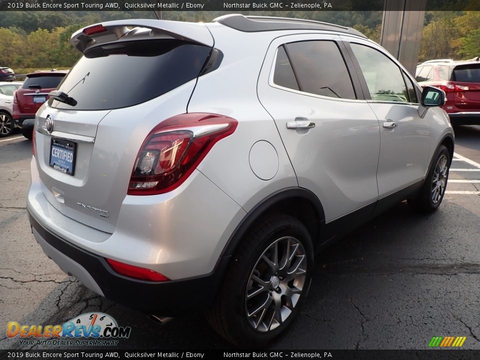 2019 Buick Encore Sport Touring AWD Quicksilver Metallic / Ebony Photo #9