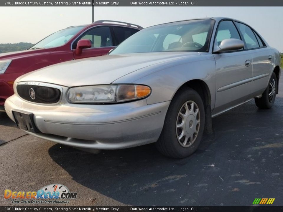 2003 Buick Century Custom Sterling Silver Metallic / Medium Gray Photo #3