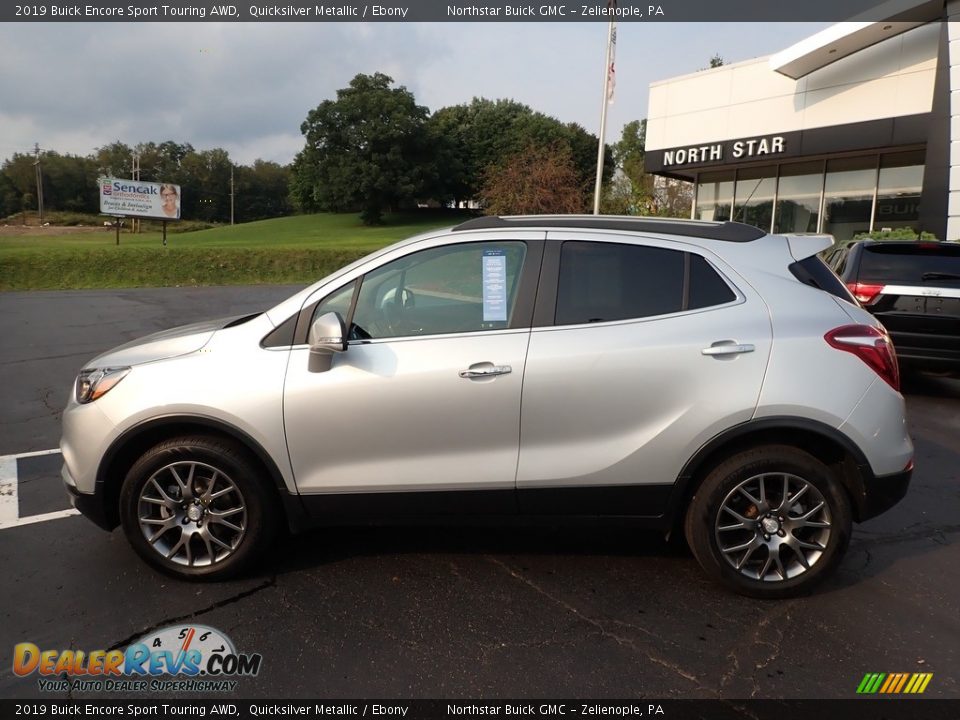 2019 Buick Encore Sport Touring AWD Quicksilver Metallic / Ebony Photo #13