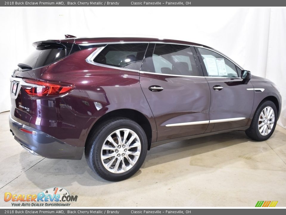 2018 Buick Enclave Premium AWD Black Cherry Metallic / Brandy Photo #2