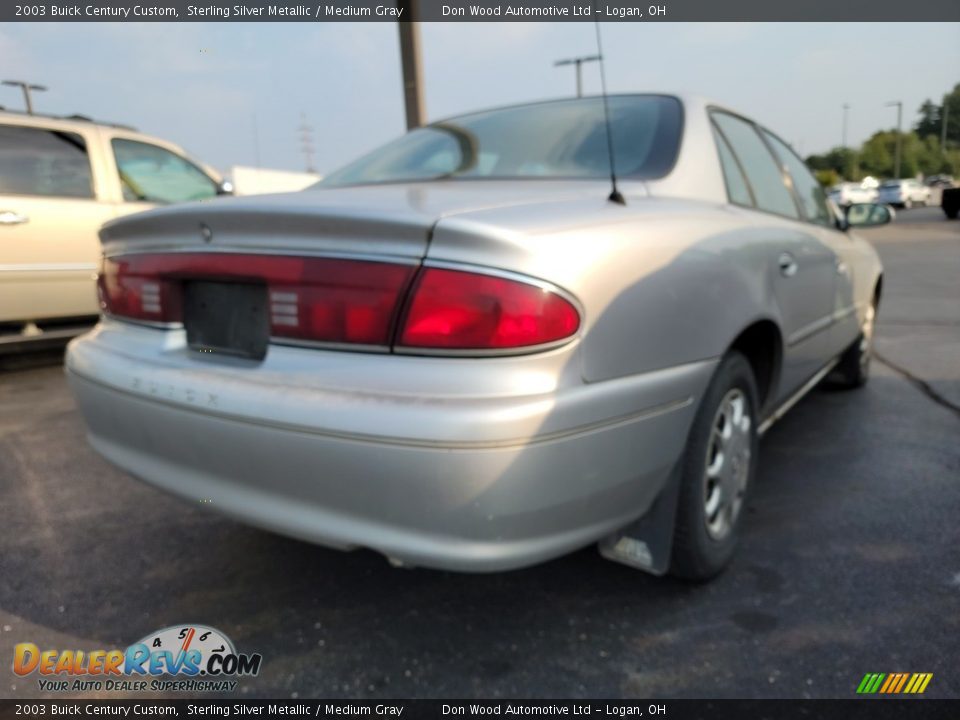 2003 Buick Century Custom Sterling Silver Metallic / Medium Gray Photo #6