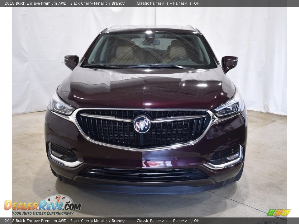 2018 Buick Enclave Premium AWD Black Cherry Metallic / Brandy Photo #4