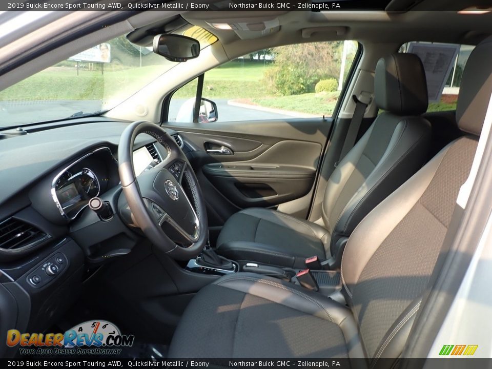 2019 Buick Encore Sport Touring AWD Quicksilver Metallic / Ebony Photo #16