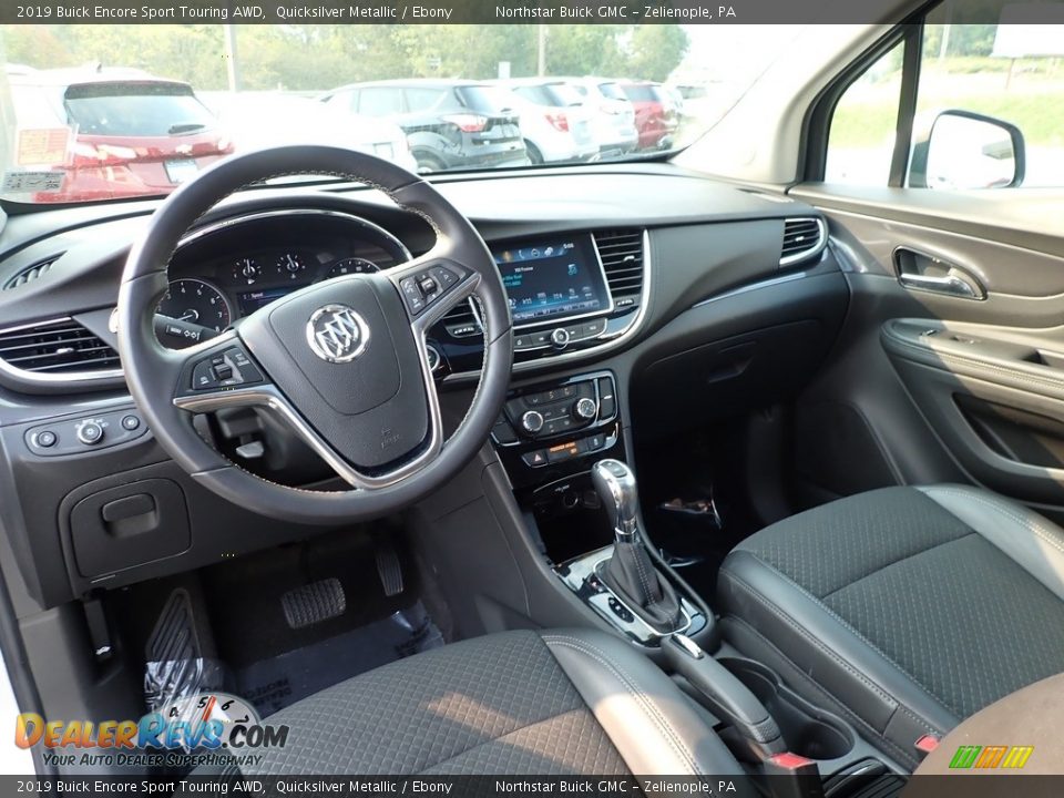 2019 Buick Encore Sport Touring AWD Quicksilver Metallic / Ebony Photo #18