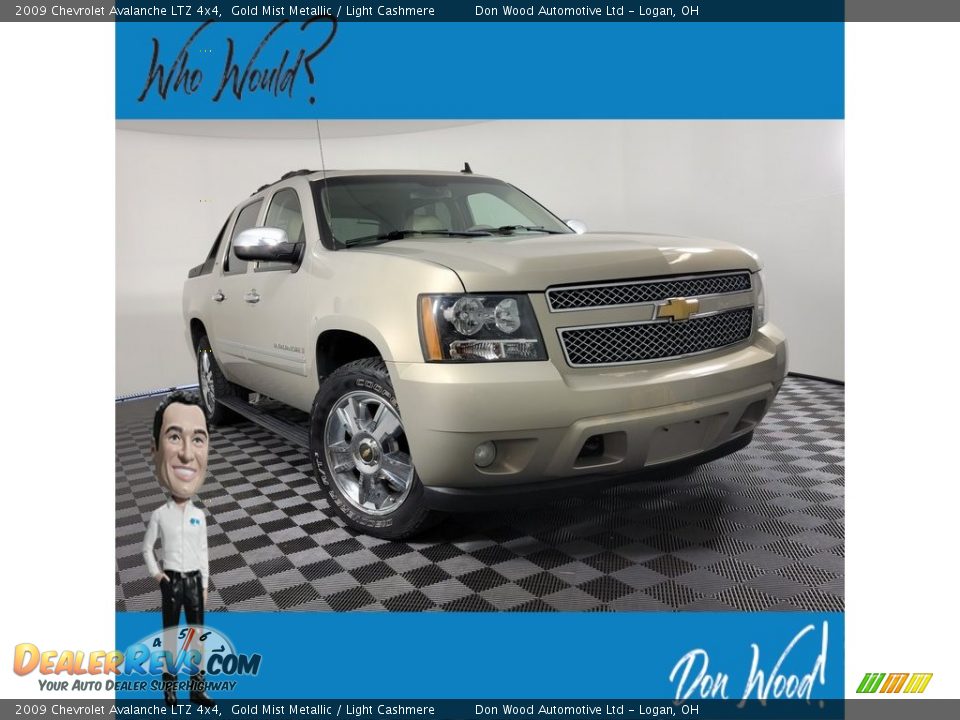 2009 Chevrolet Avalanche LTZ 4x4 Gold Mist Metallic / Light Cashmere Photo #1