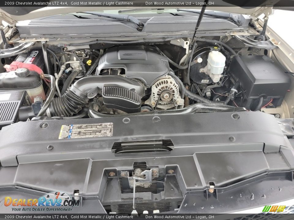 2009 Chevrolet Avalanche LTZ 4x4 Gold Mist Metallic / Light Cashmere Photo #15