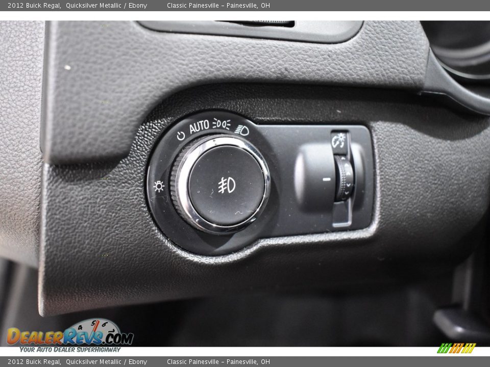 2012 Buick Regal Quicksilver Metallic / Ebony Photo #11