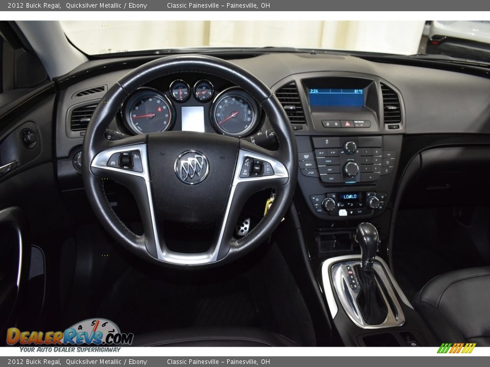 2012 Buick Regal Quicksilver Metallic / Ebony Photo #12