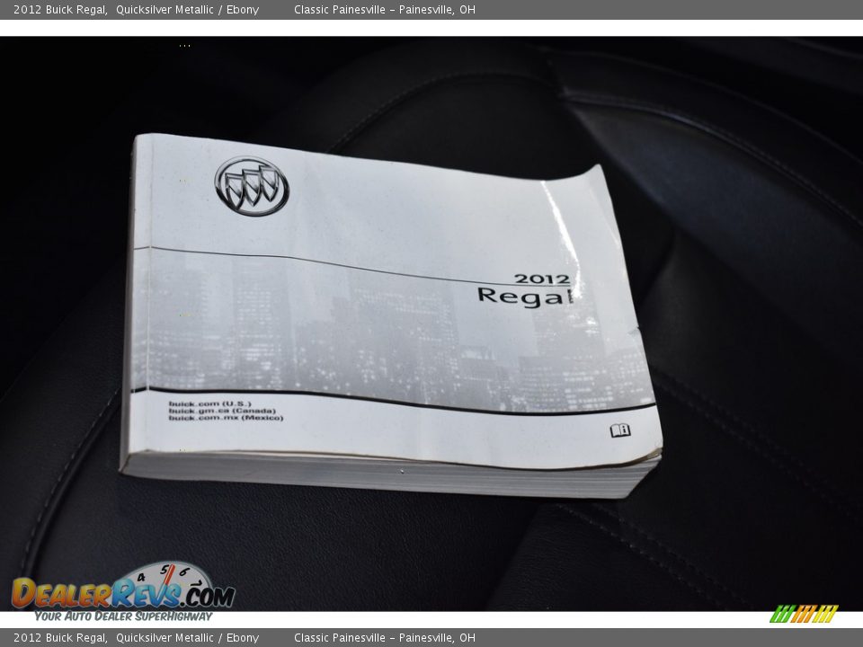 2012 Buick Regal Quicksilver Metallic / Ebony Photo #16
