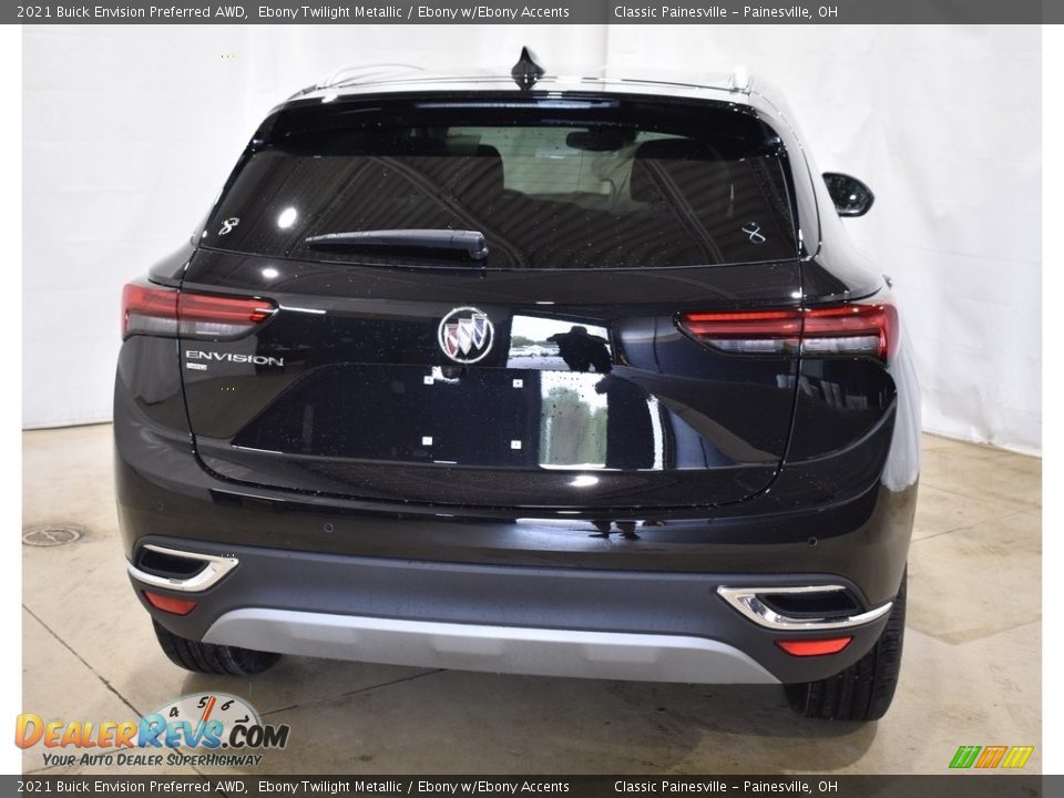 2021 Buick Envision Preferred AWD Ebony Twilight Metallic / Ebony w/Ebony Accents Photo #3