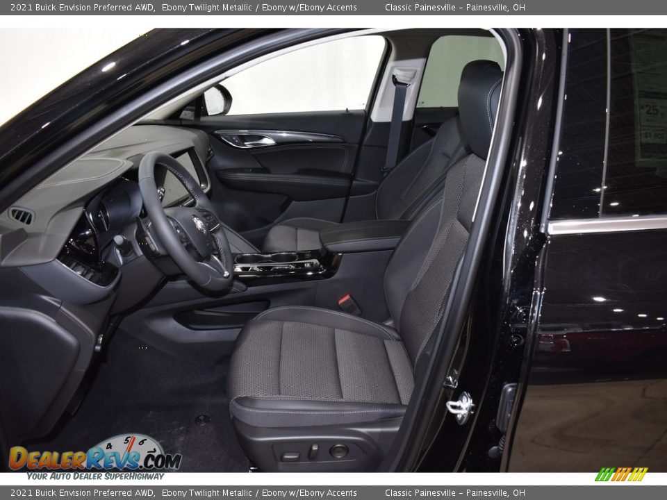 2021 Buick Envision Preferred AWD Ebony Twilight Metallic / Ebony w/Ebony Accents Photo #6