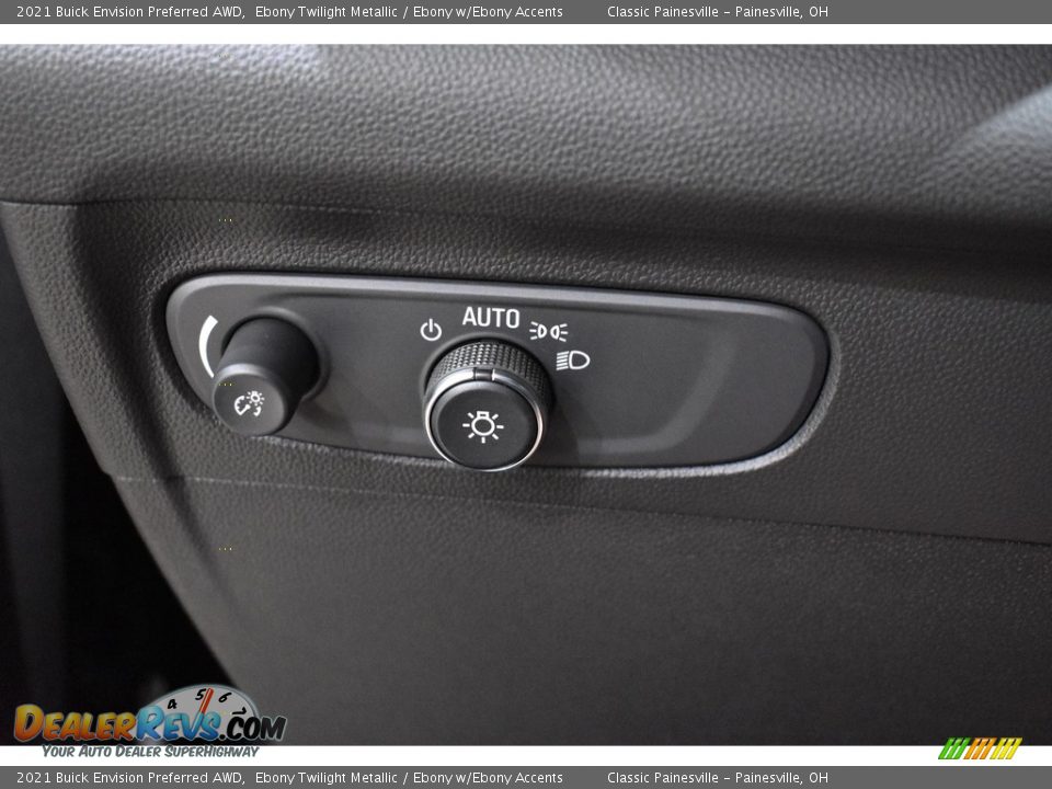 2021 Buick Envision Preferred AWD Ebony Twilight Metallic / Ebony w/Ebony Accents Photo #8
