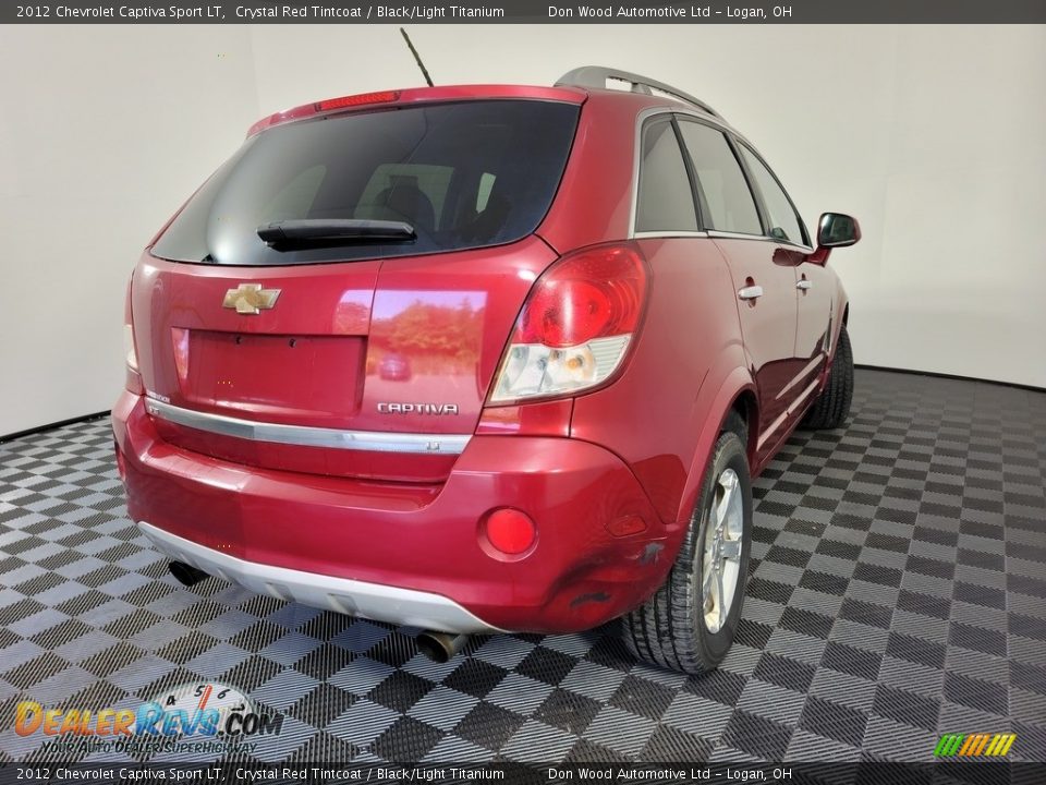 2012 Chevrolet Captiva Sport LT Crystal Red Tintcoat / Black/Light Titanium Photo #8