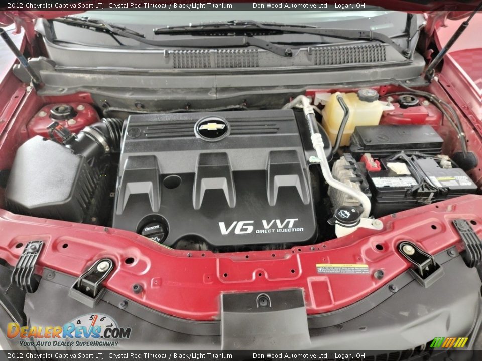 2012 Chevrolet Captiva Sport LT Crystal Red Tintcoat / Black/Light Titanium Photo #11