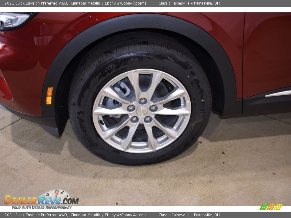 2021 Buick Envision Preferred AWD Cinnabar Metallic / Ebony w/Ebony Accents Photo #5