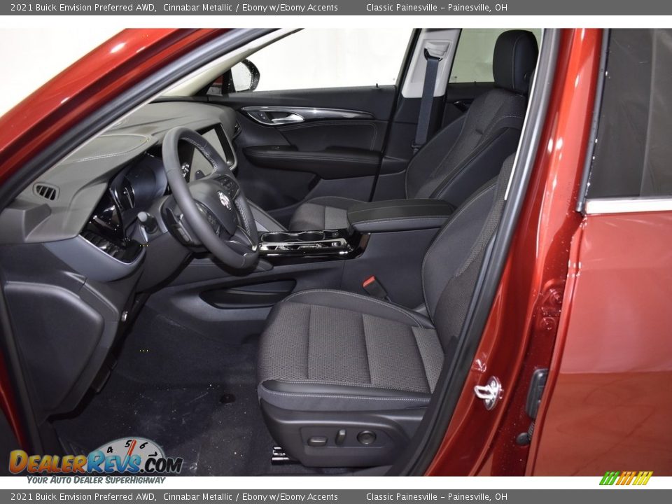 2021 Buick Envision Preferred AWD Cinnabar Metallic / Ebony w/Ebony Accents Photo #6