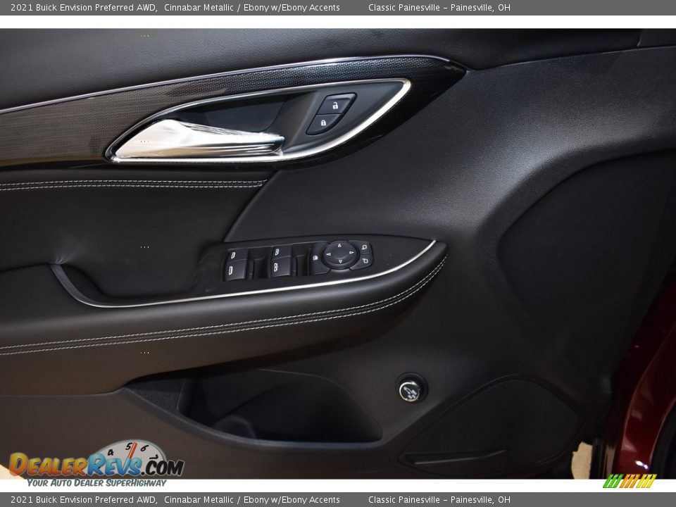 2021 Buick Envision Preferred AWD Cinnabar Metallic / Ebony w/Ebony Accents Photo #8