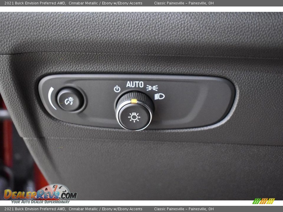 2021 Buick Envision Preferred AWD Cinnabar Metallic / Ebony w/Ebony Accents Photo #9