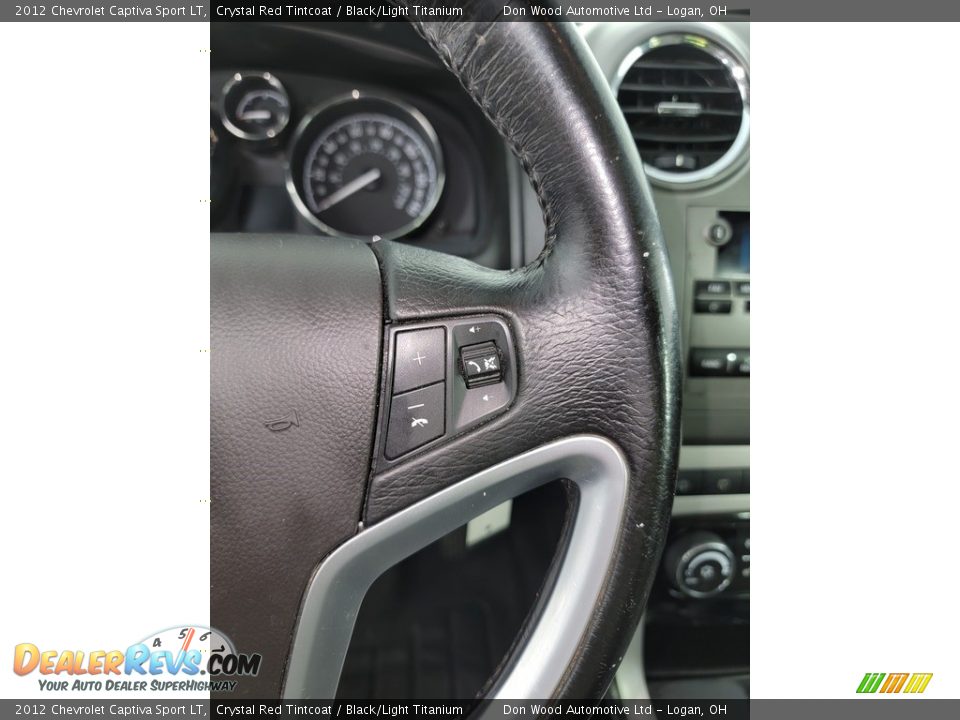 2012 Chevrolet Captiva Sport LT Crystal Red Tintcoat / Black/Light Titanium Photo #20