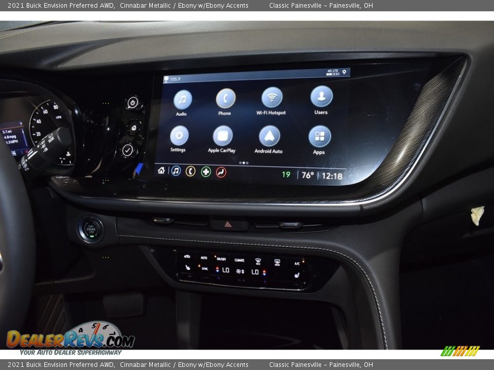 2021 Buick Envision Preferred AWD Cinnabar Metallic / Ebony w/Ebony Accents Photo #11