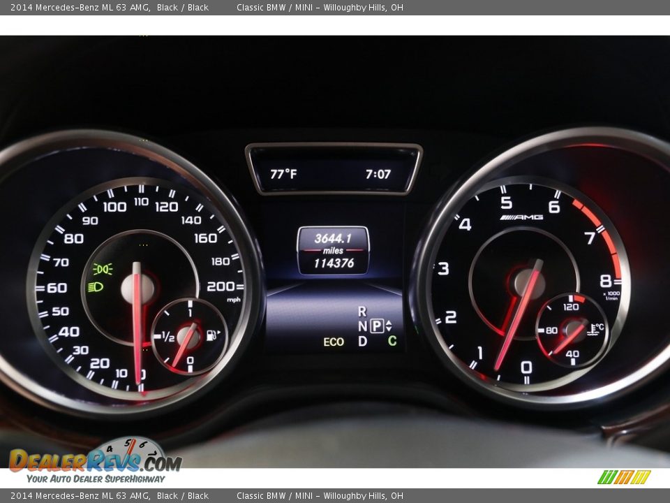 2014 Mercedes-Benz ML 63 AMG Gauges Photo #8