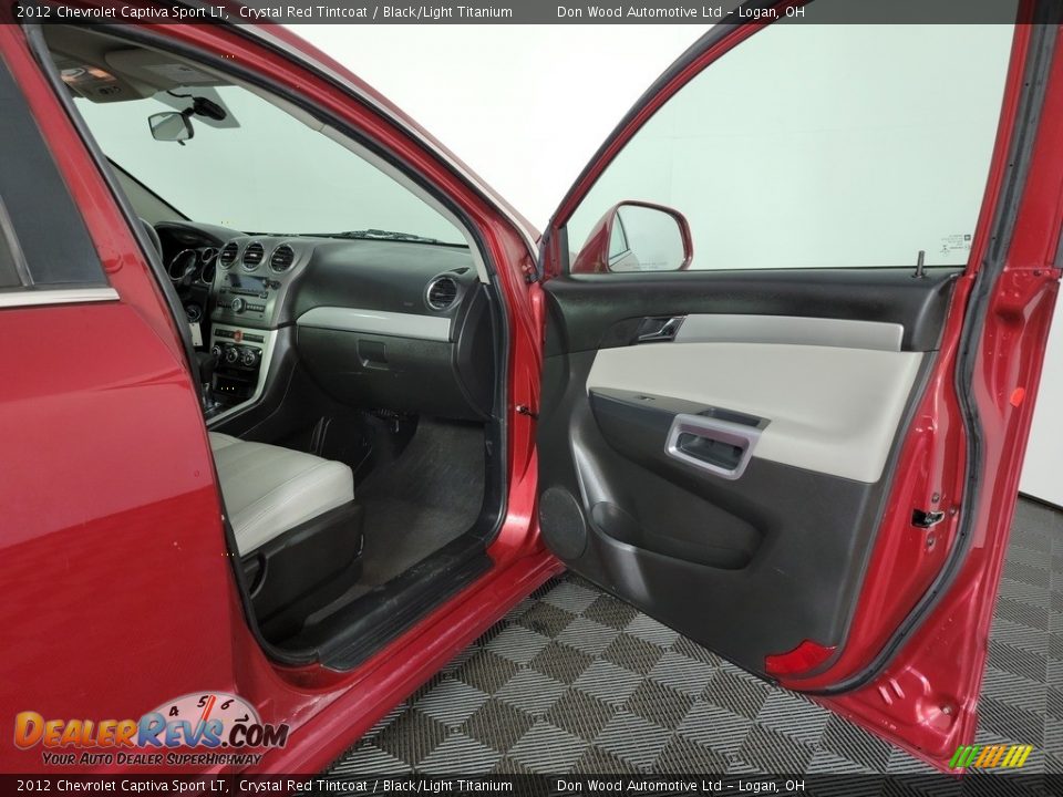 2012 Chevrolet Captiva Sport LT Crystal Red Tintcoat / Black/Light Titanium Photo #26