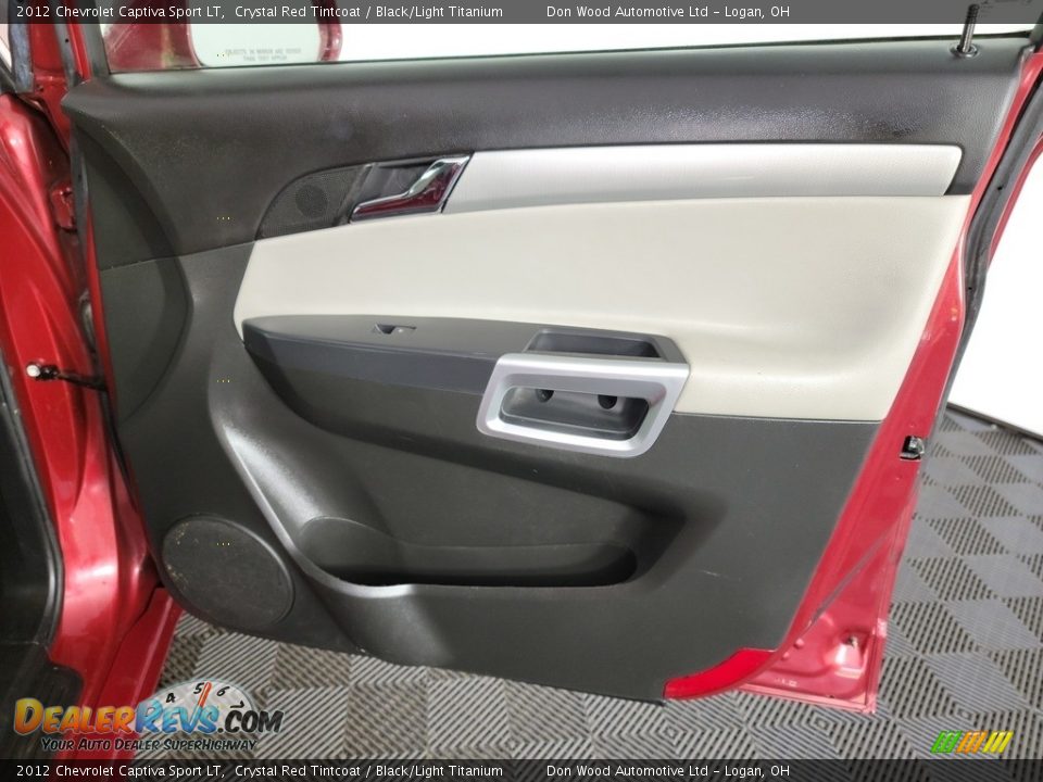 2012 Chevrolet Captiva Sport LT Crystal Red Tintcoat / Black/Light Titanium Photo #27