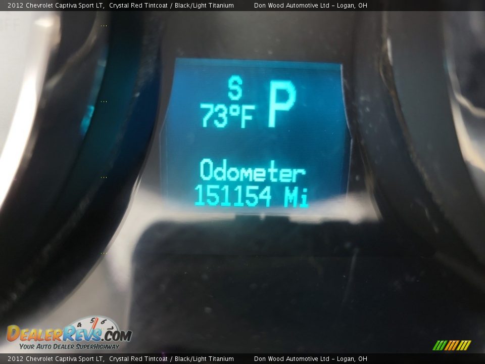 2012 Chevrolet Captiva Sport LT Crystal Red Tintcoat / Black/Light Titanium Photo #31