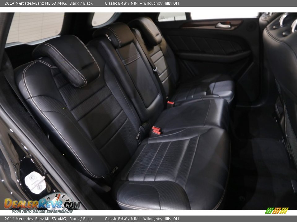 Rear Seat of 2014 Mercedes-Benz ML 63 AMG Photo #19