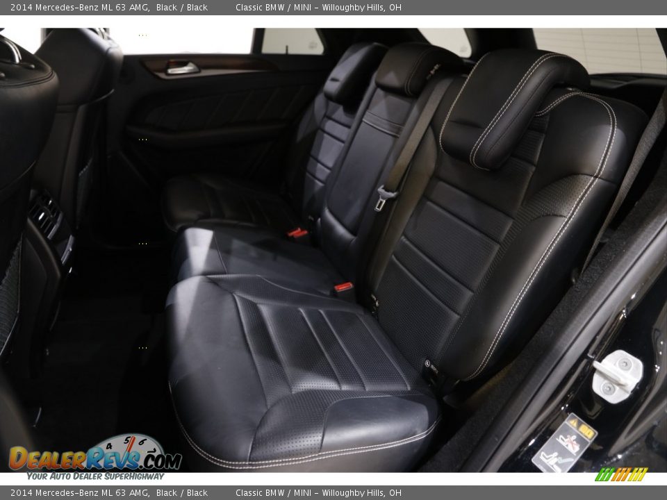 Rear Seat of 2014 Mercedes-Benz ML 63 AMG Photo #20